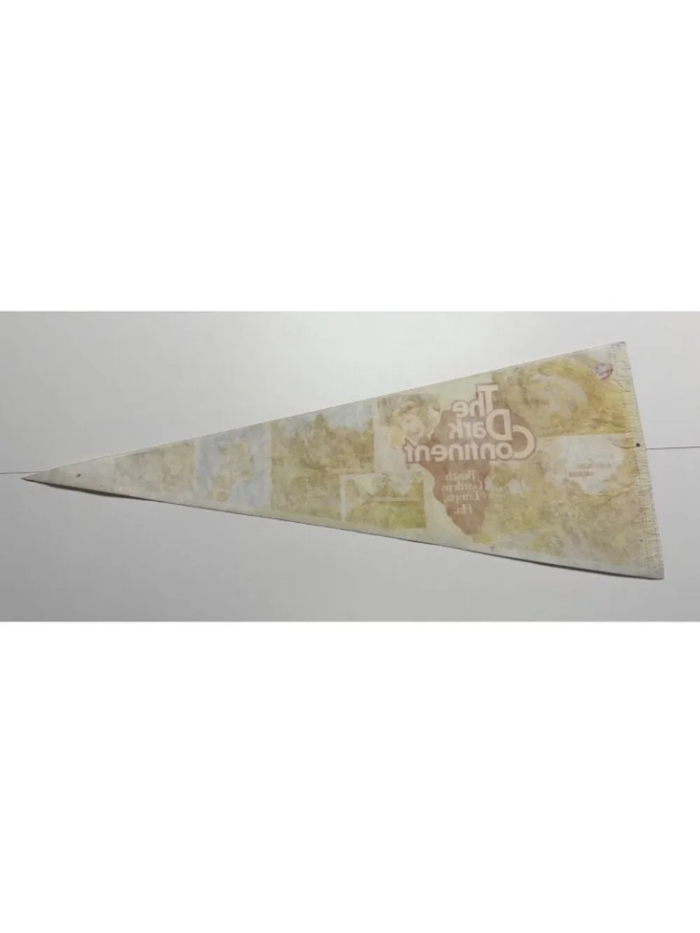 Vintage 1980s The Dark Continent Busch Gardens Tampa Florida Full Size Pennant
